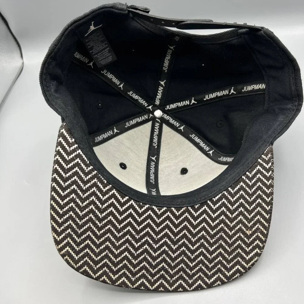 Air Jordan Hat Men‎ Black Retro Embroidered Logo Jumpman Snap Back Cap